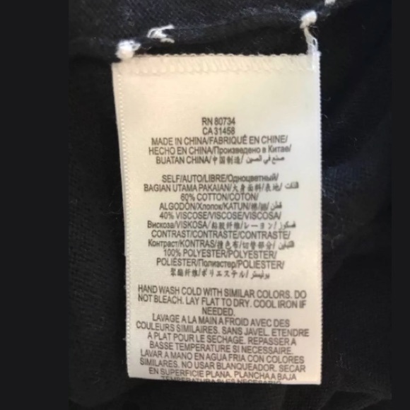 BCBGeneration Black Side Slit High Low Sweater M/L - Picture 4 of 6